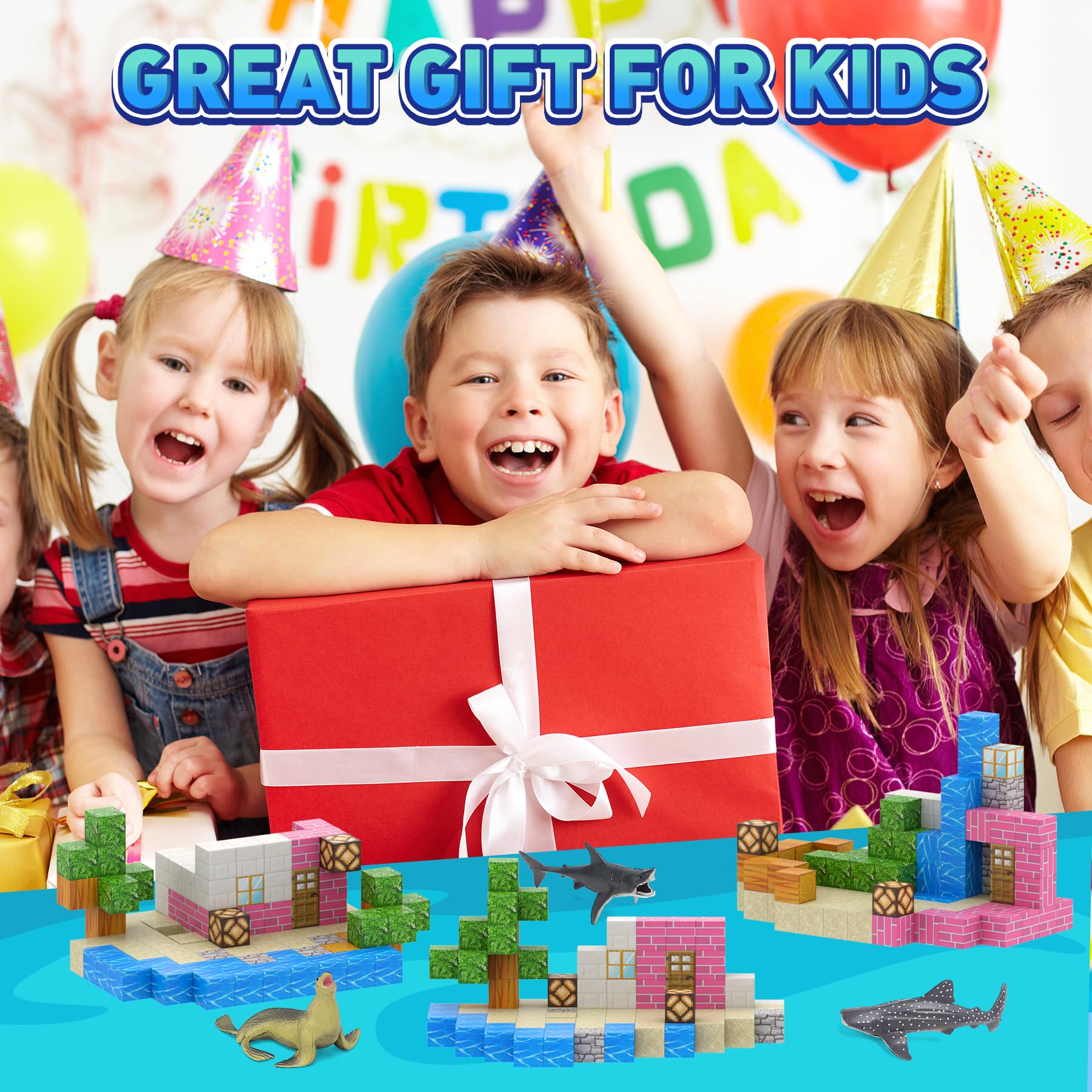 Bloques Magnéticos - 110 Piezas Construye Mi Magnet, - Imagen 8