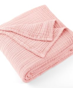 Manta de lanzamiento de muselina de algodón Carriediosa