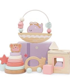 Juguete de Madera Montessori Pillowhale 4 en 1 para 1 Año,