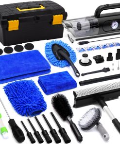 Kit de Limpieza para el Interior del Coche YJUSMAK 35Pcs