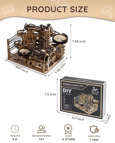 Rompecabezas de madera 3D Sainsmart Jr. para adultos, Kit - Imagen 6