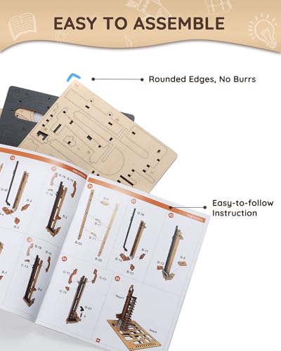 Rompecabezas de madera 3D Sainsmart Jr. para adultos, Kit - Imagen 7