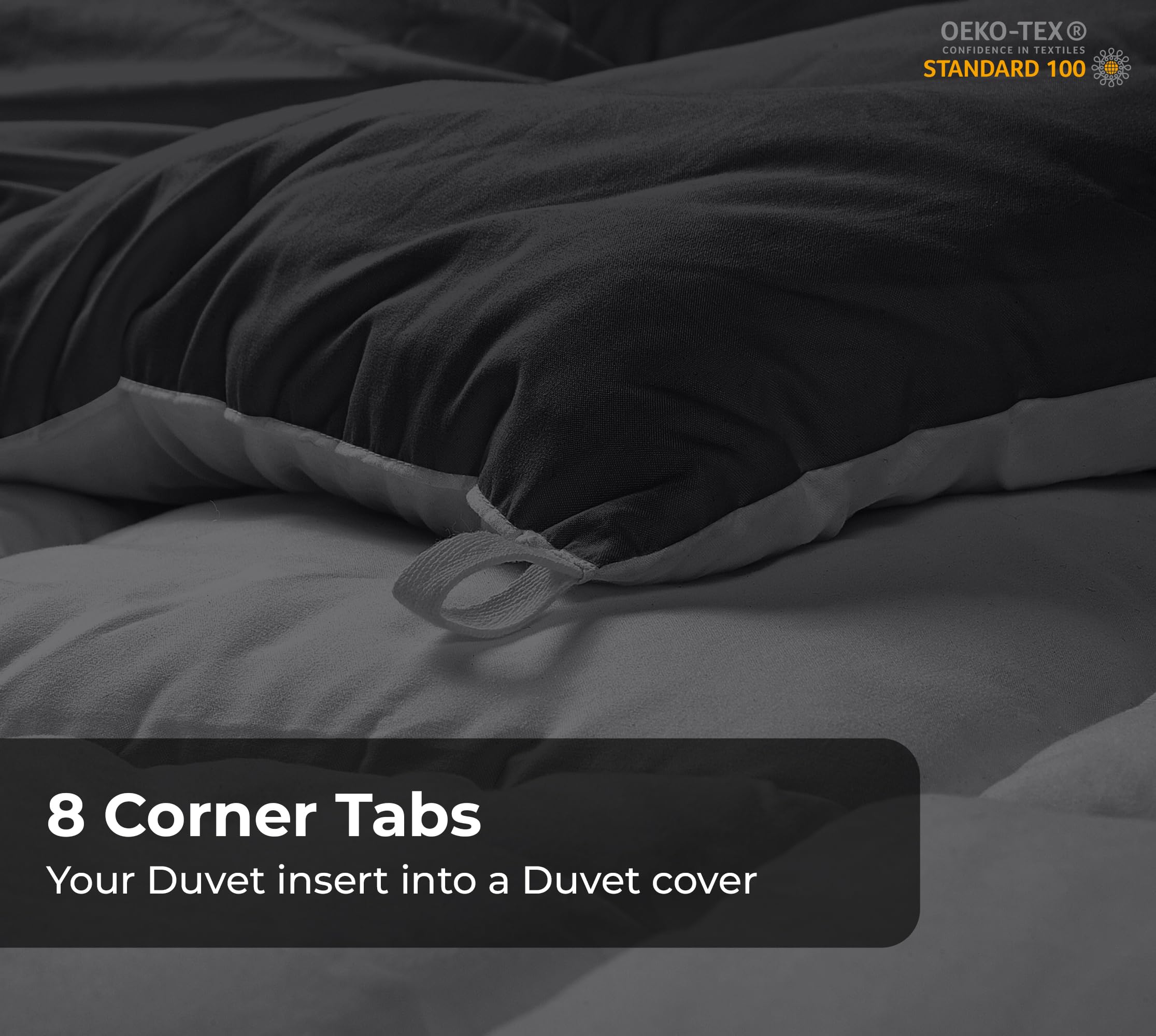 ROYALE LINENS Edredón Reversible - Edredón Insertable - Imagen 4