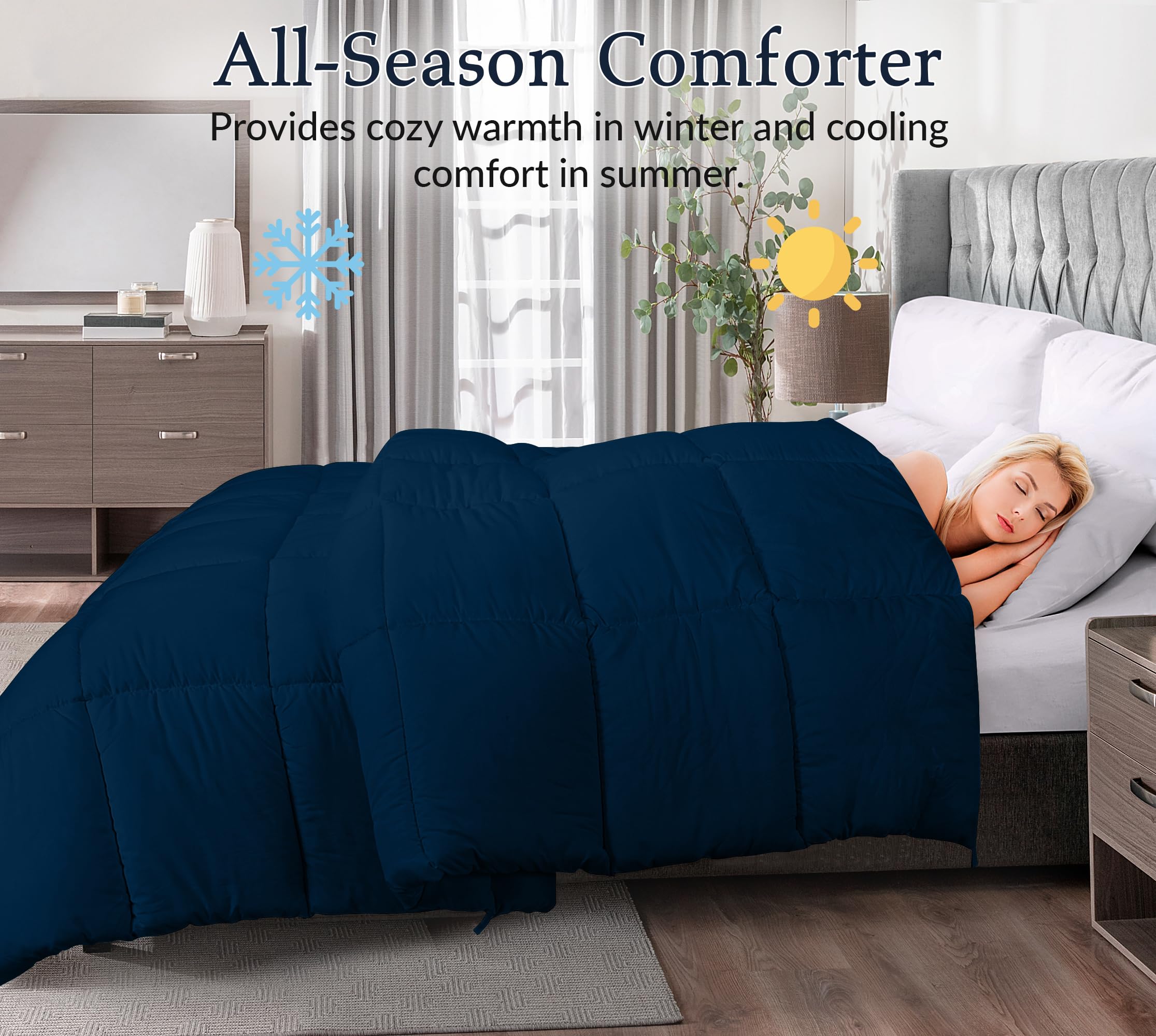 Edredón ROYALE LINENS - Inserto para Duvet California King - Imagen 6