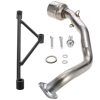 Sistema de escape de acero inoxidable para Yamaha GY6 125cc