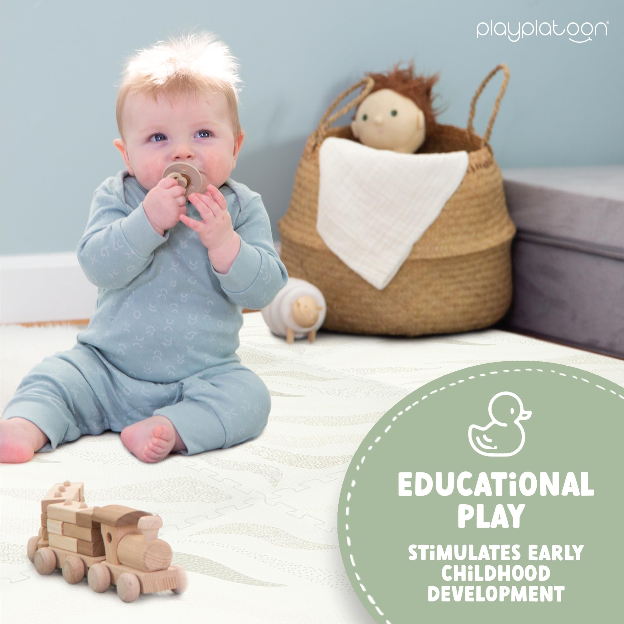 Tapetes de Juego para Niños Grandes Play No Tóxicos para - Imagen 4