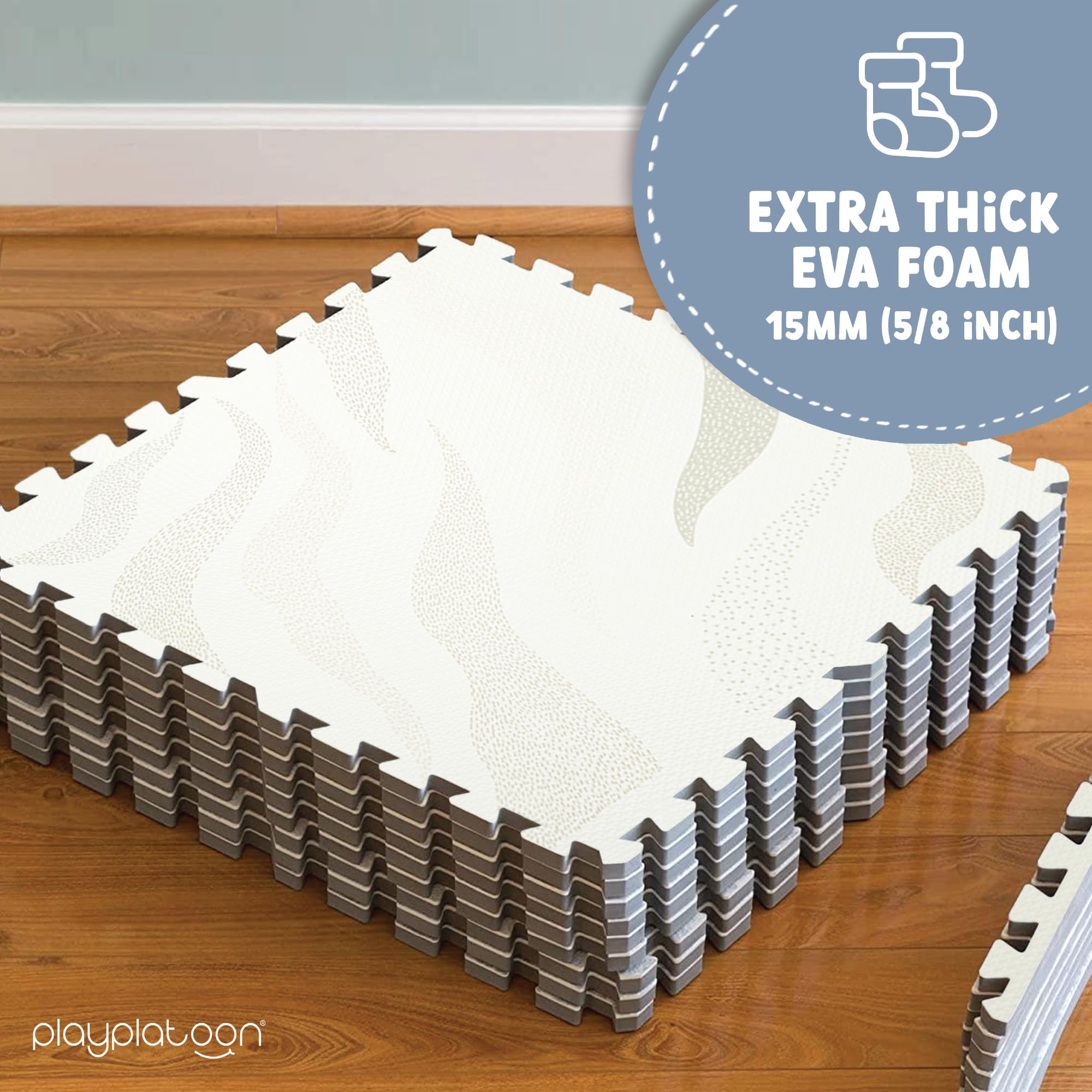 Tapetes de Juego para Niños Grandes Play No Tóxicos para - Imagen 7