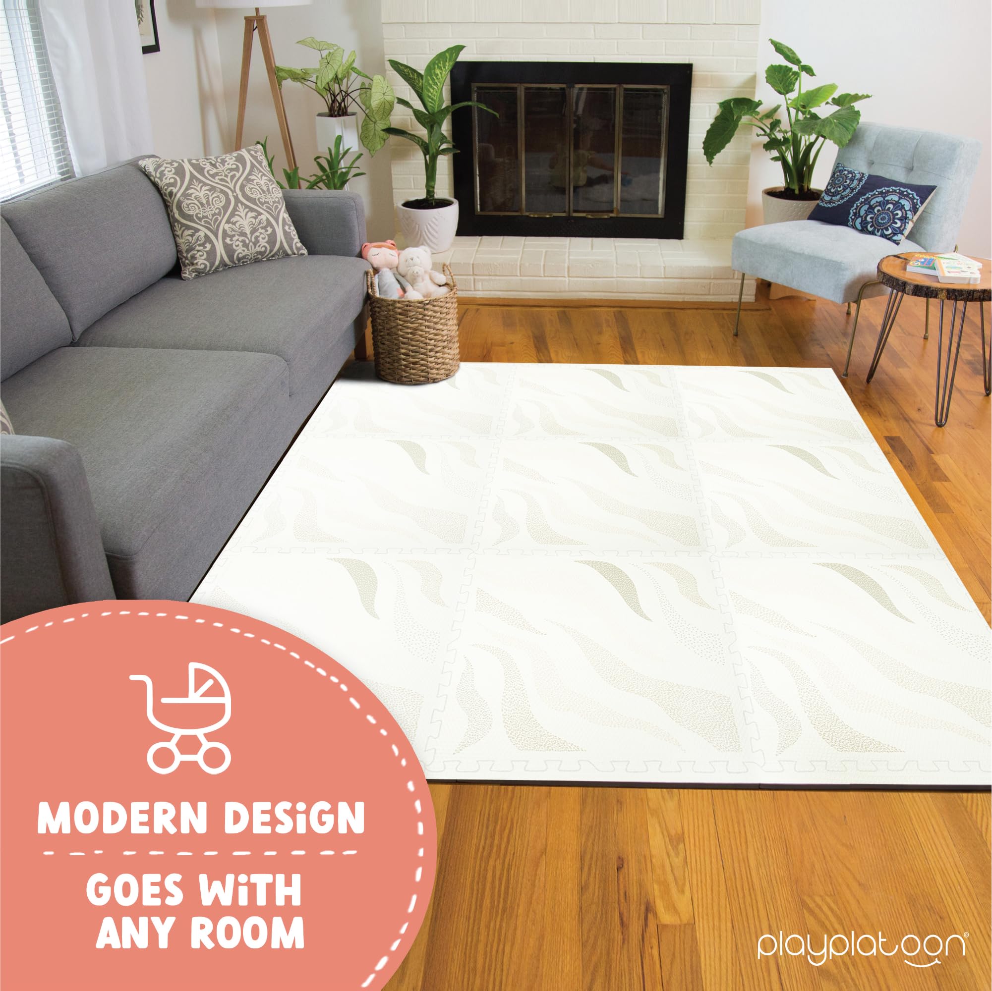 Tapetes de Juego para Niños Grandes Play No Tóxicos para - Imagen 6