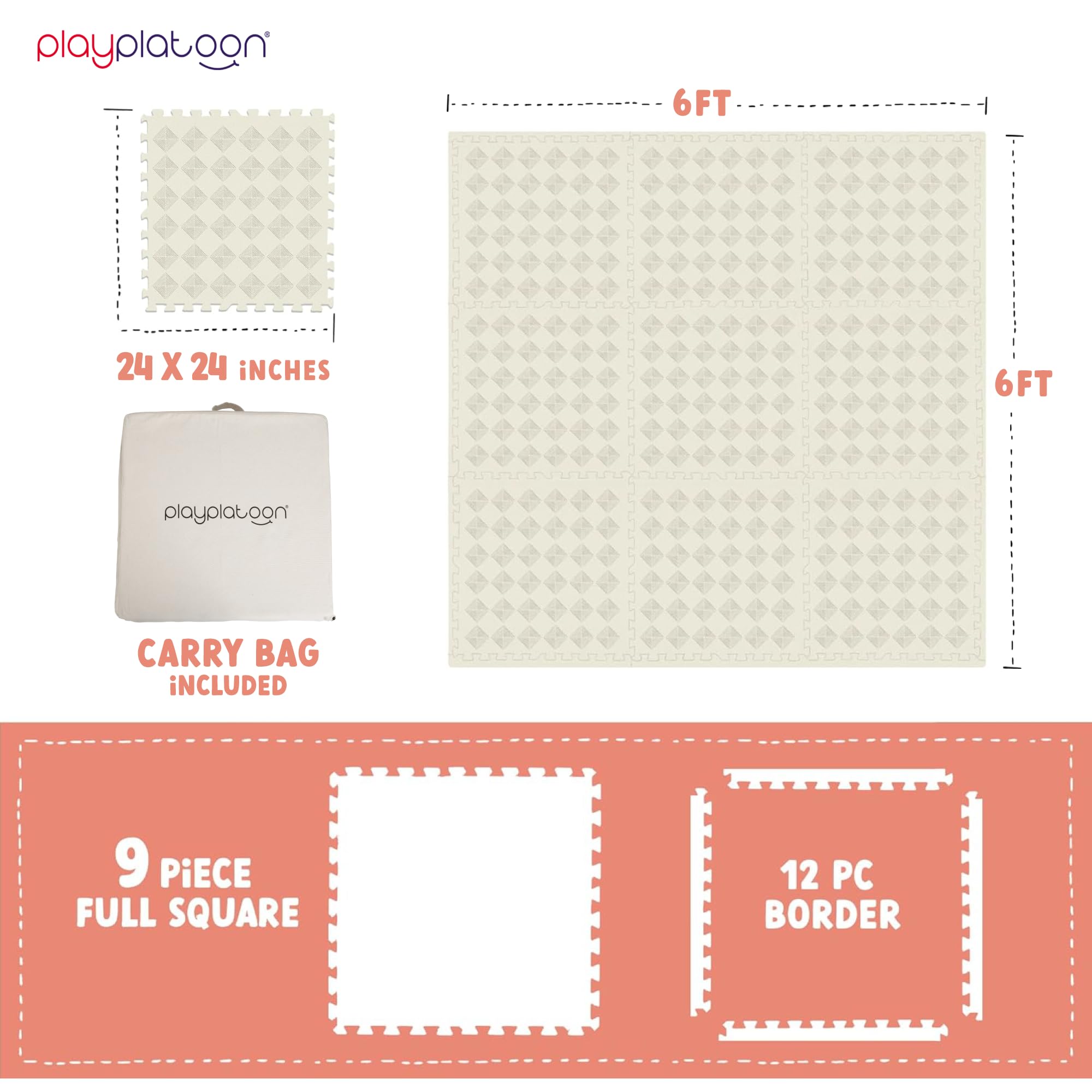 Tapetes de Juego para Niños Grande y Seguro para Pisos, 9 - Imagen 3