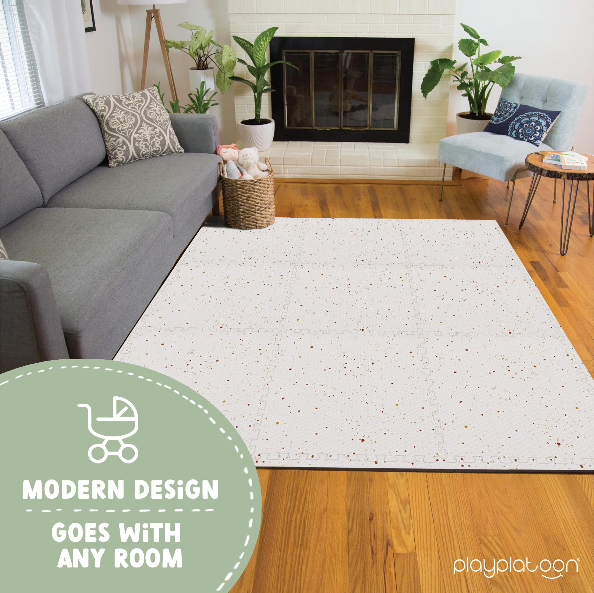 Tapetes de Juego para Niños Grandes Sin Tóxico para Pisos, - Imagen 6