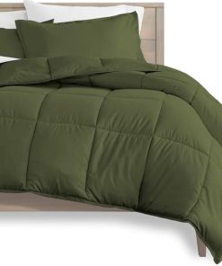 Juego de Ropa de Cama de Bambú 1800 Bella Home con Edredón,