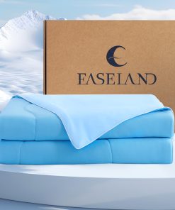 Colcha de confort EASELAND Lyocell Tamaño Queen, Manta de