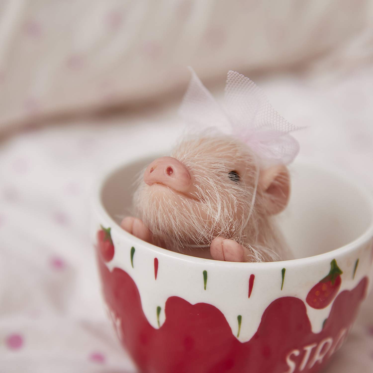 AVANI DOLL 5'' Mini Cerdito Reborn de Cuerpo Completo de - Imagen 3