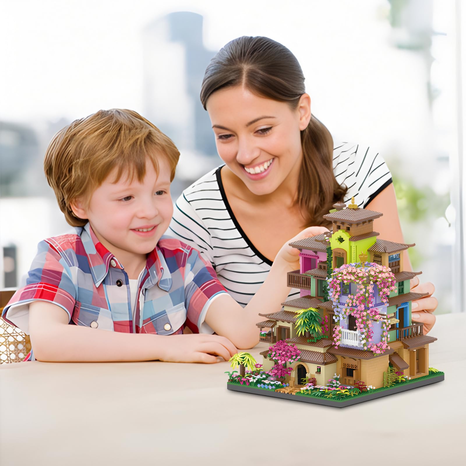 CAXIMSY Casa del Árbol Mágico Villa de Cerezo con Tira de - Imagen 9