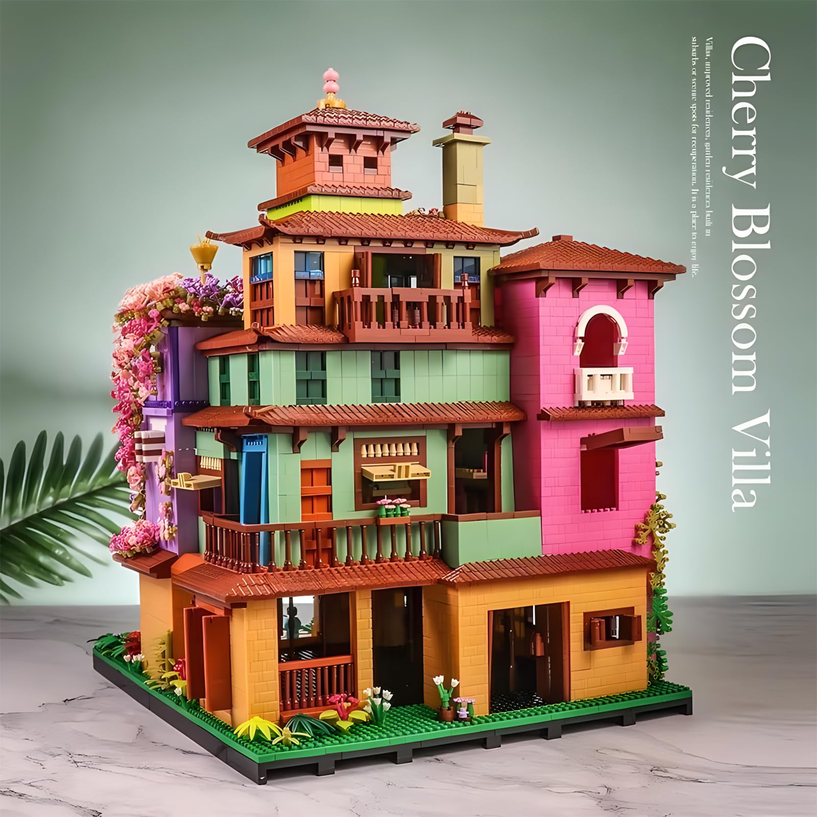 CAXIMSY Casa del Árbol Mágico Villa de Cerezo con Tira de - Imagen 5