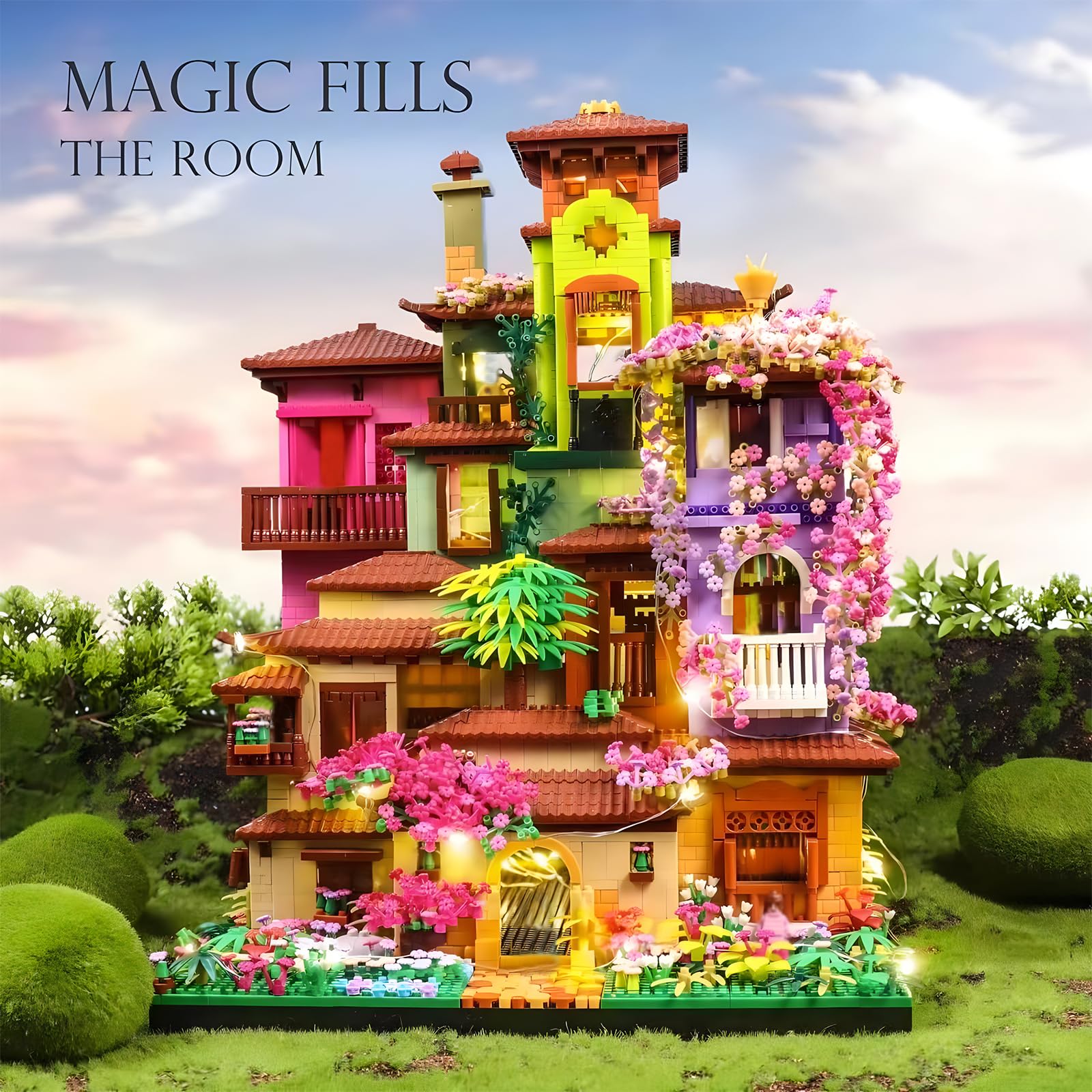 CAXIMSY Casa del Árbol Mágico Villa de Cerezo con Tira de - Imagen 7