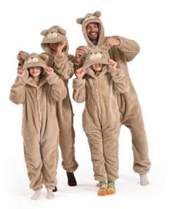 Manta con Capucha para Adulto de Oso de Peluche Suave y