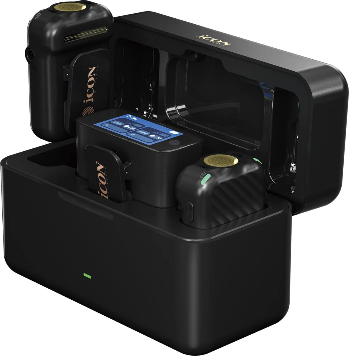 iCON Pro Audio AirMic Pro (2 TX + 1 RX + Estuche de Carga)