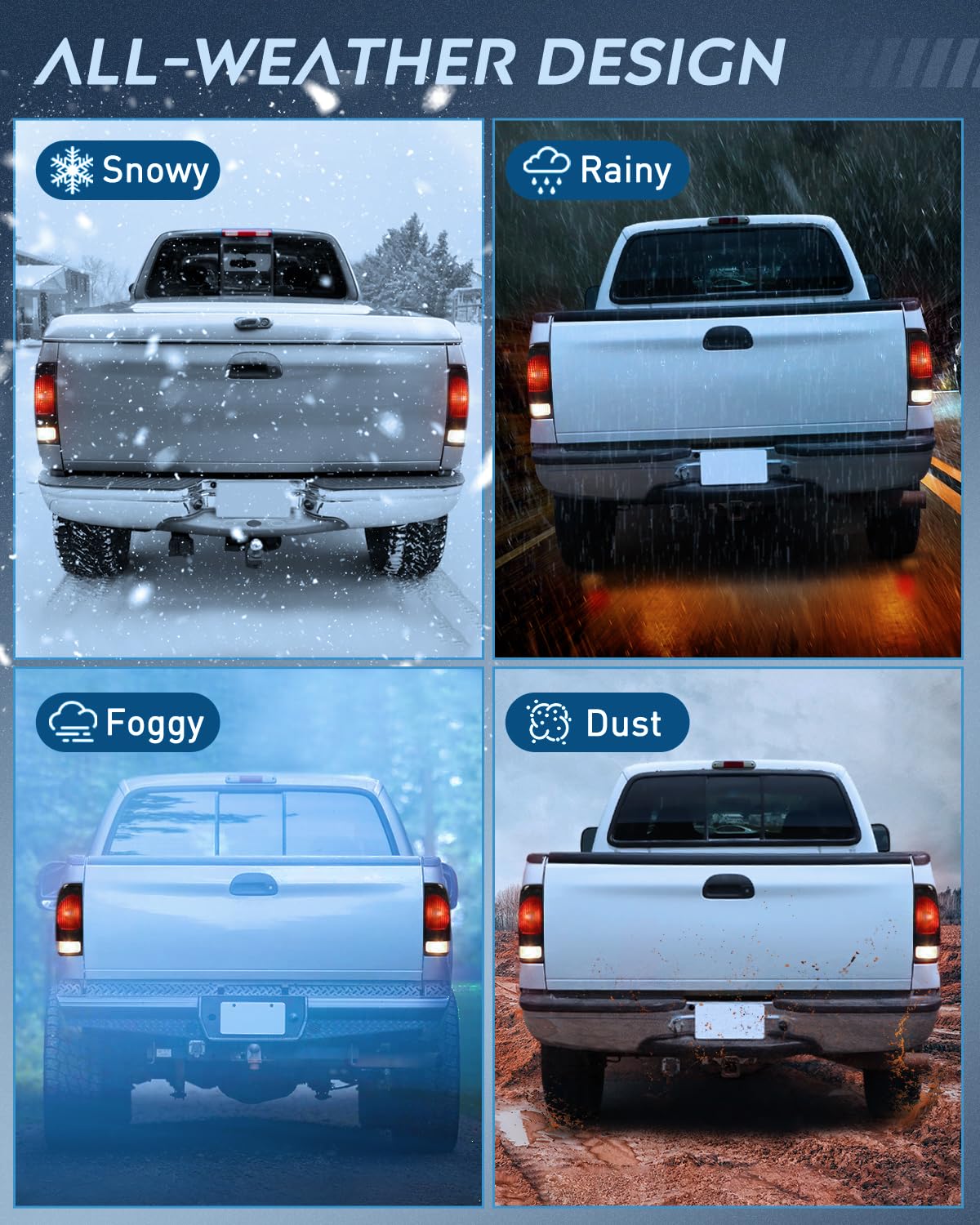 Conjunto de faros traseros Nilight compatible con Ford F150 - Imagen 8