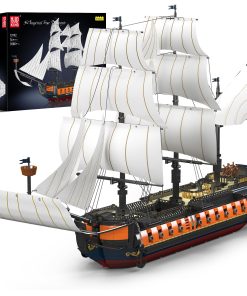 Kit de Modelos de Nave Pirata Grande de Mould King, MOC