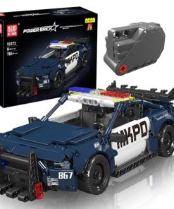 Mould King 15073 Coche de Policía Barricada Bloques de