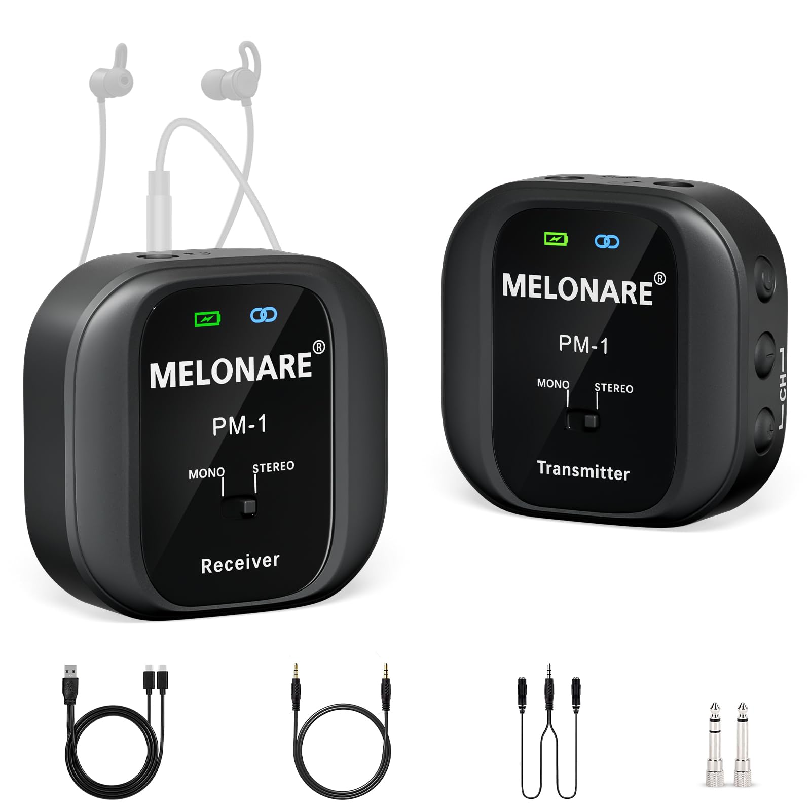 Sistema de monitoreo inalámbrico MELONARE PM-1 - UHF