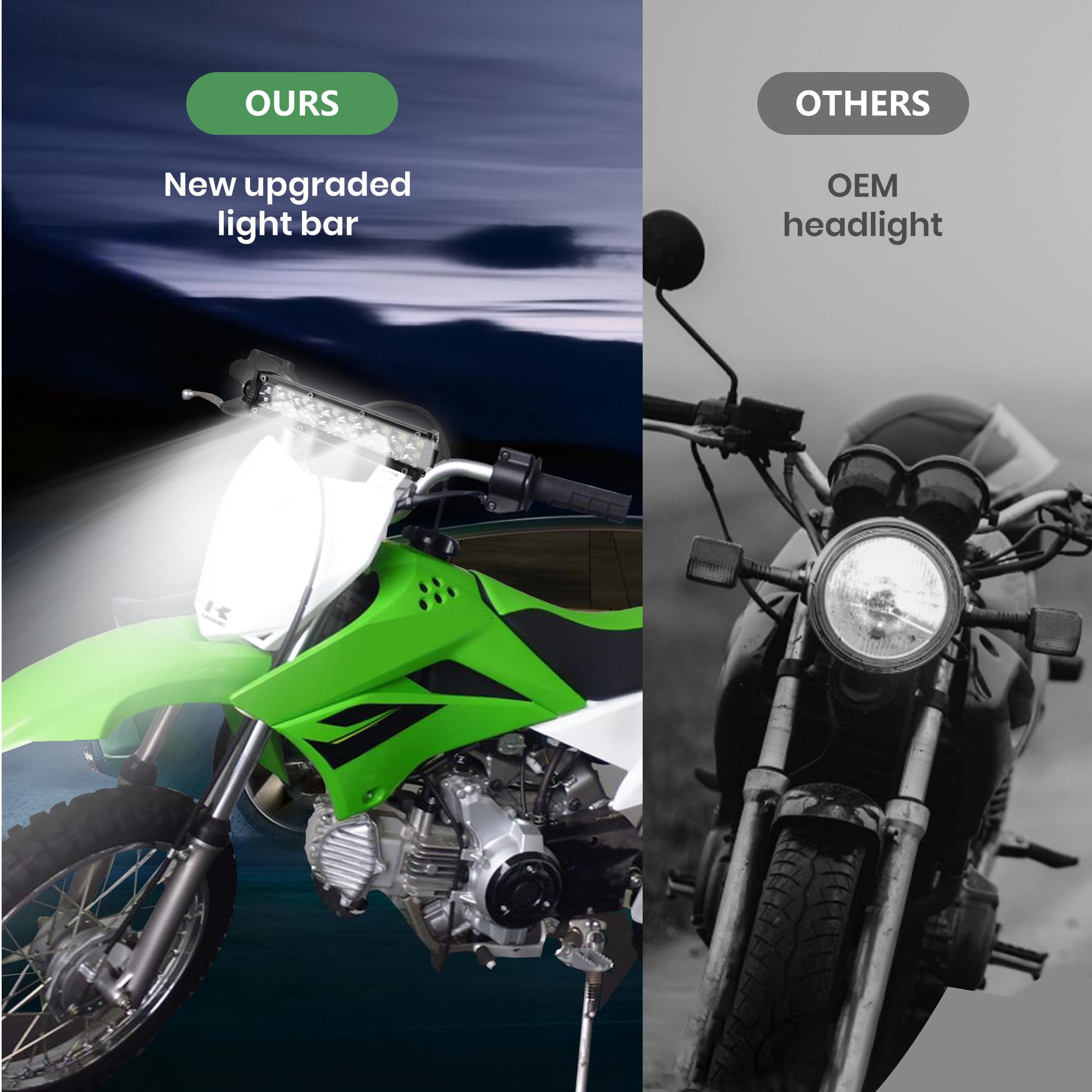 Barra de luz para motocicletas todoterreno universal para - Imagen 7