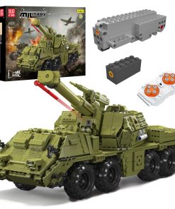Mould King 20031 Model Building Sets Militar Tanque,