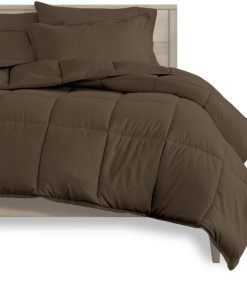 Set de Ropa de Cama de Bambú 1800 Bella Home -Cacao