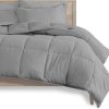 Set de Ropa de Cama de Bambú 1800 Bella Home -Gris