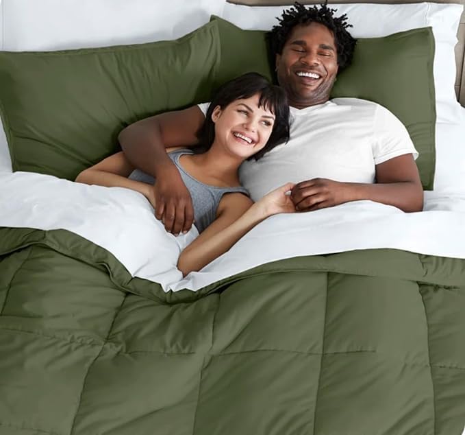 Juego de Ropa de Cama de Bambú 1800 Bella Home -Pistacho - Imagen 4