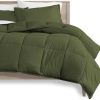 Juego de Ropa de Cama de Bambú 1800 Bella Home -Pistacho