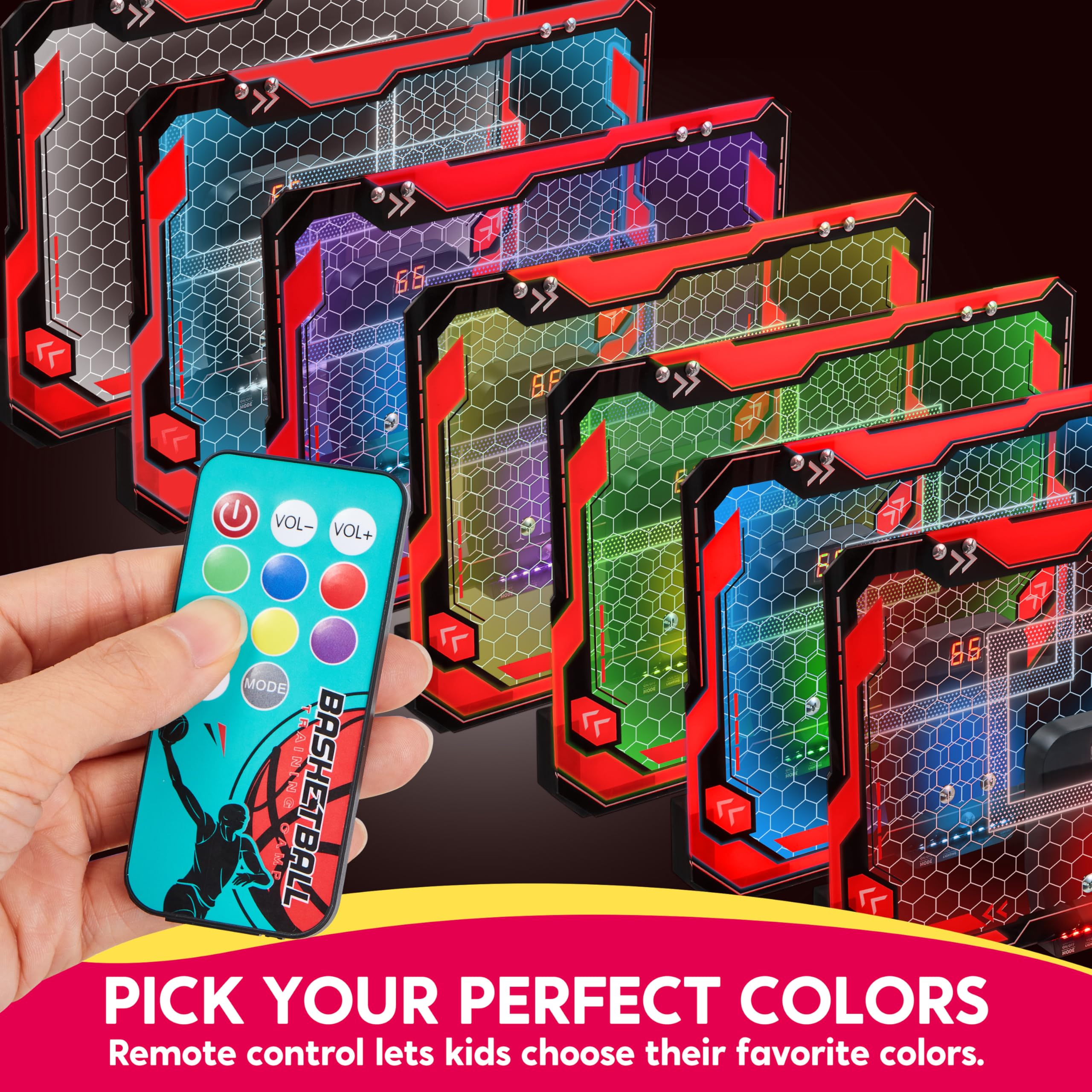 Canasta de Baloncesto Mini Indoor SYNCFUN, Canasta de - Imagen 6