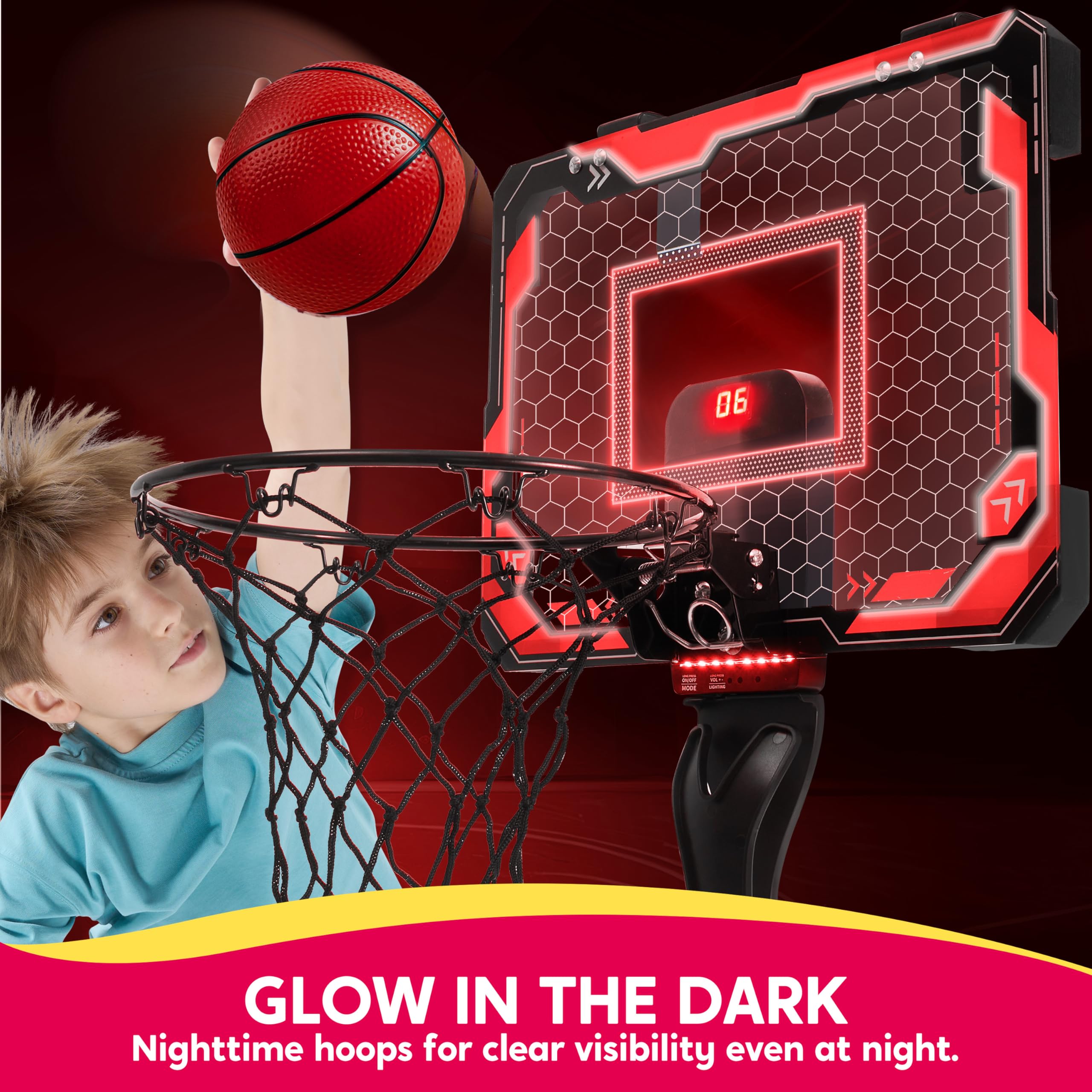 Canasta de Baloncesto Mini Indoor SYNCFUN, Canasta de - Imagen 3