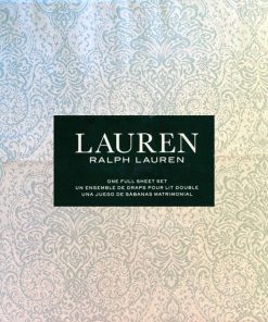 Juego de sábanas lujosas Lauren Home Collection -Verde Salvi