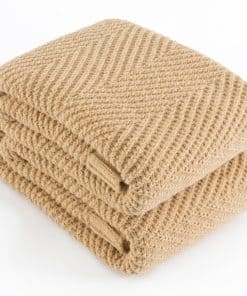 Cobertor de Punto LONG CREATE 60"X80", Café Beige Mantas de