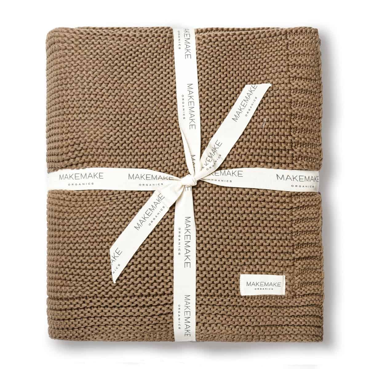 Manta de algodón orgánico MakeMake Organics certificada por