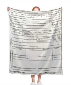 Manta de tiro CowBey DD Form 214 para veteranos americanos