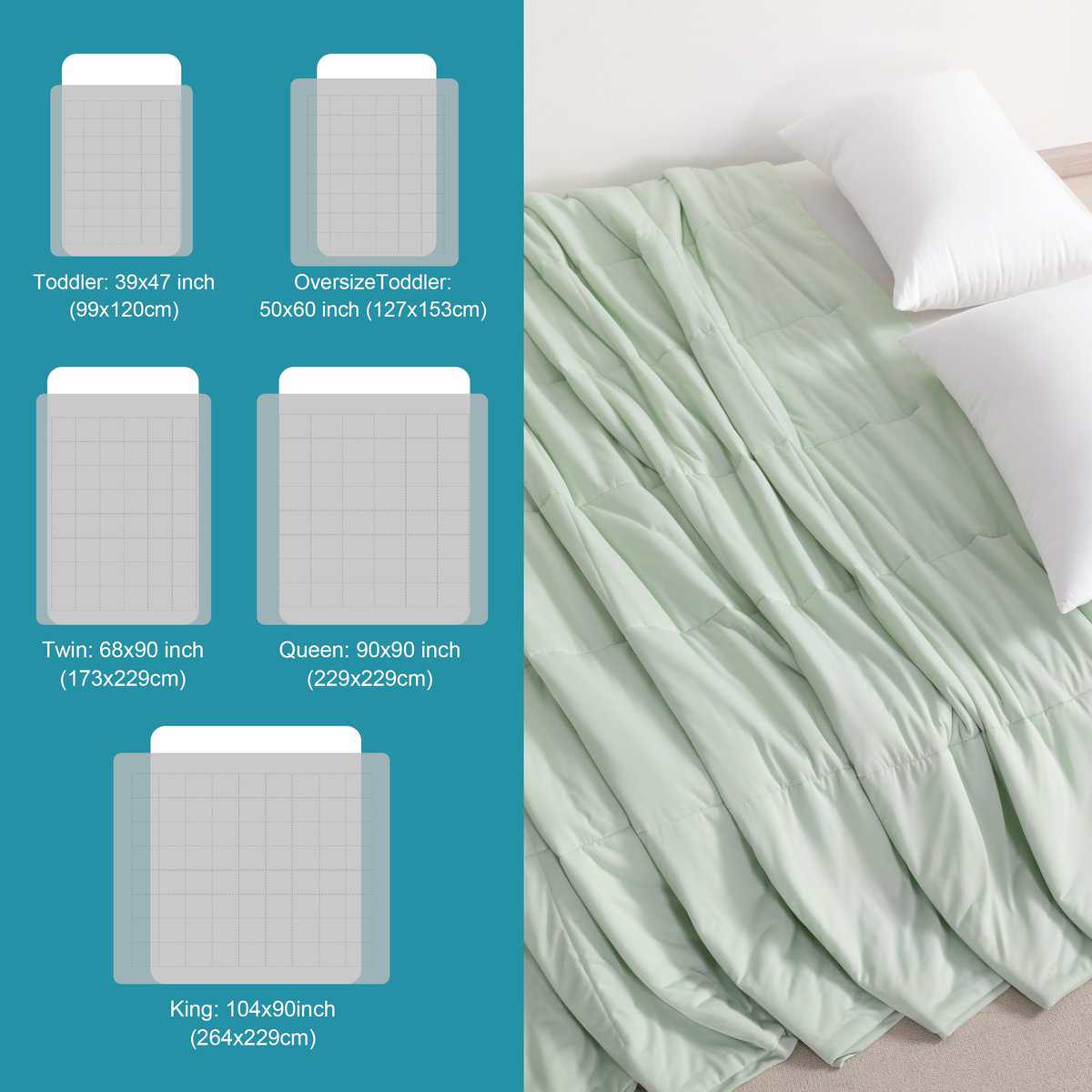 Edredón de enfriamiento NTBAY Twin - Manta de enfriamiento - Imagen 5