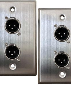 Placa de Pared XLR DIYTECH, Conectores y -e Puerto)