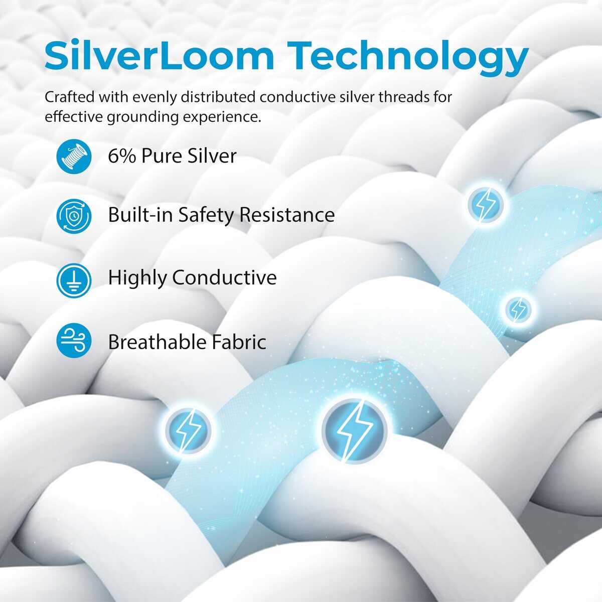 Funda de almohada para descarga a tierra de Earth and Moon - Imagen 8