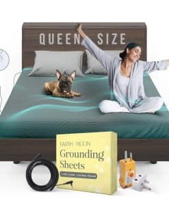 Sábanas de conexión a tierra Tierra y Luna -Gris
