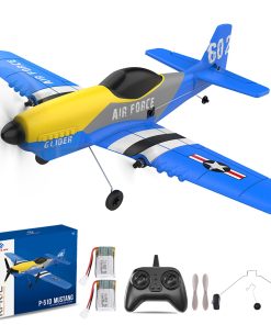 Avión RC Rumdout P51 Mustang 3 Canales, Juguetes de Avión