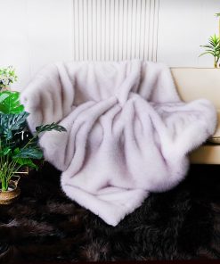 Manta de piel sintética de lujo de inchgrass, mantas