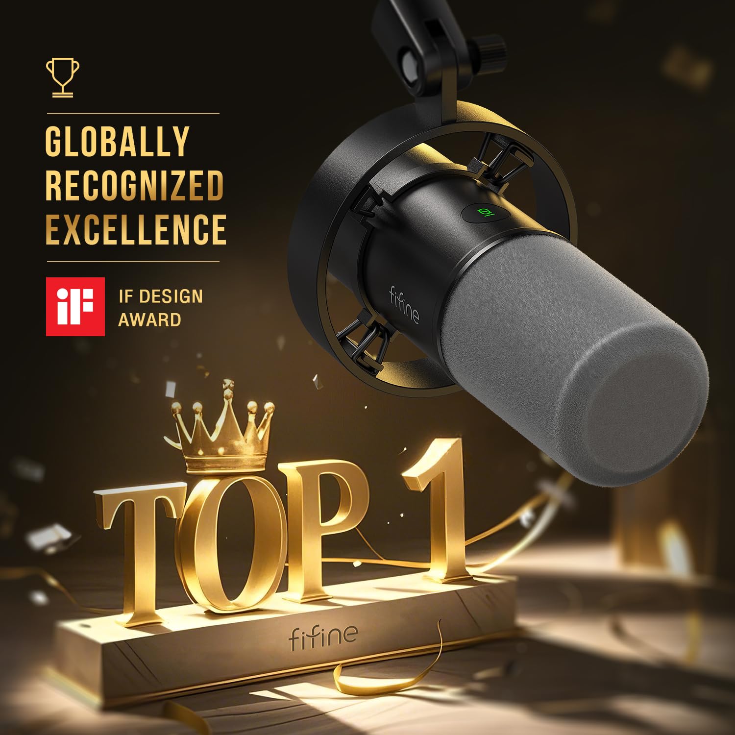 Kit de micrófono de podcast FIFINE K688, micrófono dinámico - Imagen 3