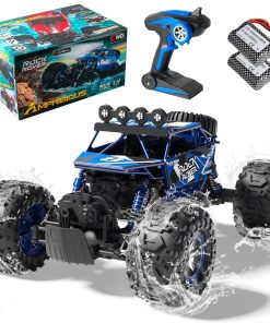 Camión RC Anfibio Grande 1:10, Impermeable IPX6 30 Km/h 4x4