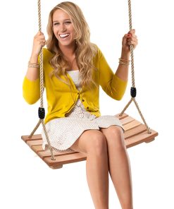 Asiento de Columpio de Árbol de Madera Juego de Columpios