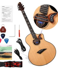 Guitarra Acústica Folk Gitafish con Efecto Incorporado para