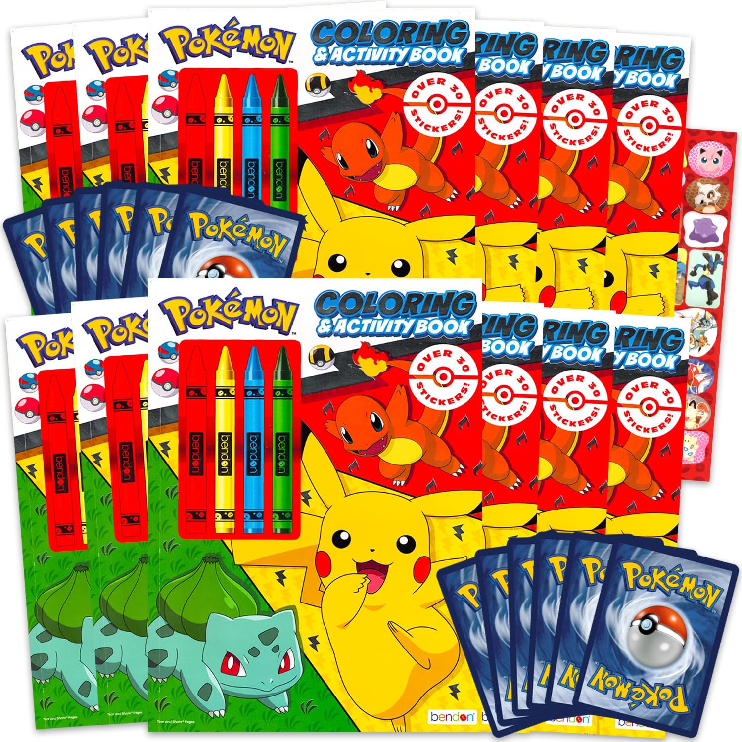 Favores de fiesta de Pokemon para niños - Paquete de