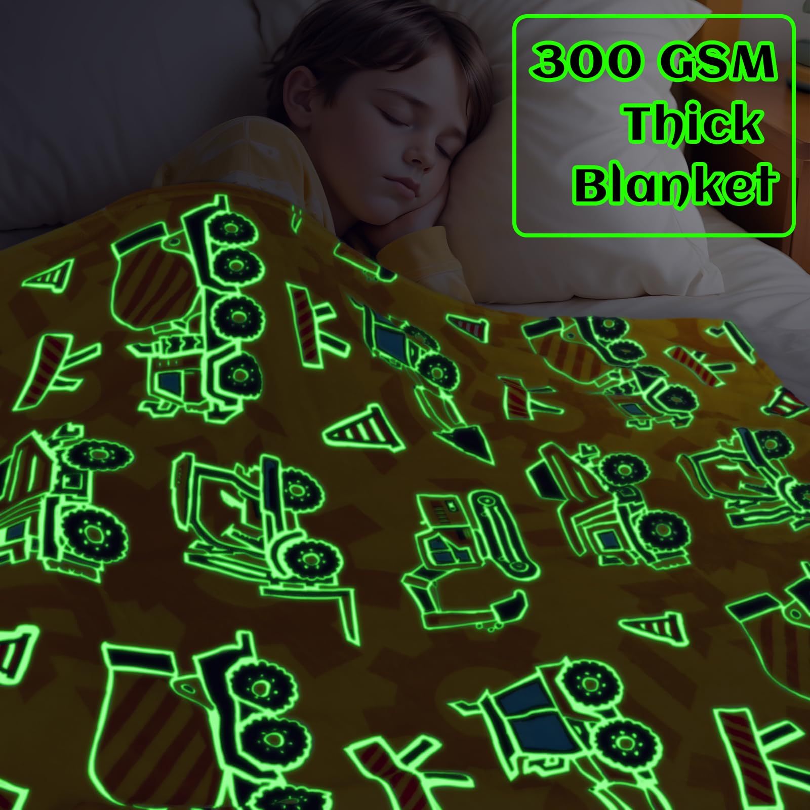 Manta de Excavadora Regalos de Construcción para Niños que - Imagen 4